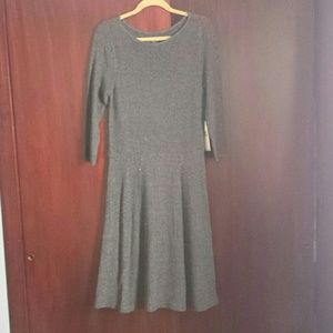 Grey Knit swing dress